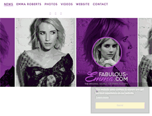Tablet Screenshot of fabulous-emma.com